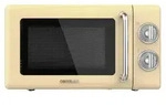 Cecotec ProClean 3010 Retro, Arbeitsplatte, Solo-Mikrowelle, 20 l, 700 W, Drehregler,