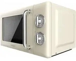 Cecotec 01709, Arbeitsplatte, Grill-Mikrowelle, 20 l, 700 W, Drehregler, Beige,