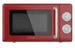 Cecotec 01710, Arbeitsplatte, Grill-Mikrowelle, 20 l, 700 W, Drehregler, Rot,