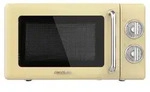Cecotec 01708, Arbeitsplatte, Grill-Mikrowelle, 20 l, 700 W, Drehregler, Beige,