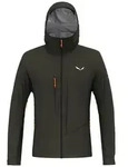 Sella 3L Ptx Jacket M, Herren - Salewa, Farbe:5280-dark olive, Gr&ouml;&szlig;e:46/S - Schwarz