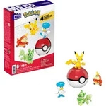 MEGA Pok&eacute;mon Actionfigur Bauspielzeug f&uuml;r Kinder, Paldea-Region Team mit 79 Teilen,