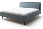 Meise M&ouml;bel Polsterbett Frieda 180x200 cm | Bettgestell | Kopfteil glatt | Webstoff