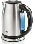 AEG EWA 7500 Schnurloser Wasserkocher, Edelstahlgeh?use, 1,7 l F?llmenge, 2400 Watt,