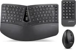 Perixx PERIDUO-606A DE, 3-in-1 Tastatur- und Maus-Set, kabellos, ergonomisch