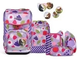 ergobag cubo light Schulranzen-Set Bl&uuml;tenzauB&auml;r - Rosa