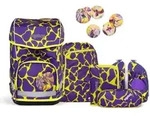 ergobag Schulranzen Cubo Light Lumi-Edition Schoolbag Set 6-teilig SuB&auml;rkraft