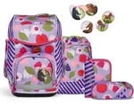 ergobag cubo 5-tlg.Schulranzen-Set Bl&uuml;tenzauB&auml;r - Violett