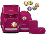 ergobag cubo Schulranzen Set 5-tlg. WaldzauB&auml;r 2024 - Violett