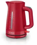 Bosch TWK3M124, 1,7 l, 2400 W, Rot, Kunststoff, Wasserstandsanzeige,