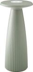 SIGOR Akku-Tischleuchte LED Nuflair 24cm salbeigr&uuml;n 2,2W Flex-Mood 2200K/2700K IP54