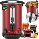 TRESKO&reg; Gl&uuml;hweinkocher Rot 6,8L / 1500W Einkochautomat aus Edelstahl