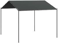 vidaXL Gartenpavillon Anthrazit 3x3 m Stahl und Stoff