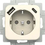 BUSCH JAEGER SCHUKO Steckdose USB-A+C 20 EUCB2USBAC-212 (2CKA002011A6295) - Wei&szlig;
