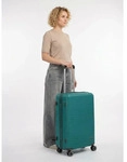Franky Dallas 3.0 4 Rollen Trolley M 65 cm mit Dehnfalte - Petrol