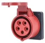 as-Schwabe CEE-Anbaudose 400V 16A 5-polig mit Dichtungsring max. 2,5mm2 IP44