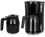 Emerio Kaffeemaschine mit doppelter Thermokanne &ndash; 1 L Filterkaffee &ndash; 8...