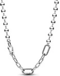 PANDORA ME Metallperle und Gliederhalskette aus 925er Silber - Silber