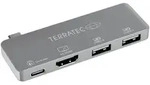 TERRATEC Adapter Connect C4 USB-C -> USB-C PD/HDMI/USB3.0 - Silber