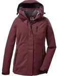 Killtec Damen Funktionsjacke mit abzippbarer Kapuze KOW 140 WMN JCKT - Dunkelrot - 36