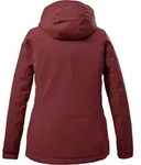 Killtec Softshelljacke Damen mit 10.000mm Wassers&auml;ule in Kurzg&ouml;&szlig;en, Farbe:Weinrot,
