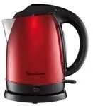 Moulinex Subito Red Kettle, 1,7 l, 2400 W, Rot, Nylon, Wasserstandsanzeige, Drahtlos