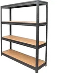 STIER Schwerlast-Fachbodenregal, maximiale Fachlast 600kg, HxBxT 1770x1600x450 mm,