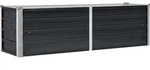 vidaXL Garten-Hochbeet Anthrazit 160 x 40 x 45 cm Verzinkter Stahl - Grau