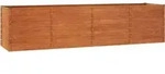 vidaXL Hochbeet Rostig 320x80x77 cm Cortenstahl - Braun