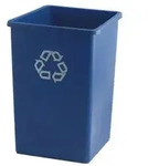 Rubbermaid Untouchable 3958, 132,5 l, Quadratisch, Lineares Polyethylen mit niedriger