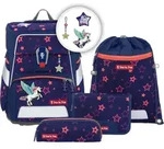 Step by Step Ranzen-Set SPACE, 5-teilig - Dunkelviolett/Lila