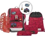 Step by Step Ranzen-Set 2IN1 PLUS, 6-teilig - Rot