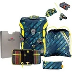DerDieDas Ergoflex Easy Speed Challenge 5tlg Schulrucksack - Hellblau