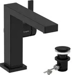 Einhebel-Waschtischmischer Fine Tecturis E ComfortZone 110 CoolStart ZAG ma-sw