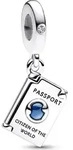 Pandora Charm 792680C01openable Passport Sterling Silber 925 - Silber