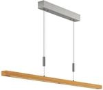 Quitani LED-Pendellampe Nora, Eiche natur, L&auml;nge 118 cm
