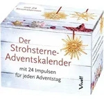 Der Strohsterne-Adventskalender - Wei&szlig;