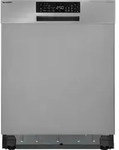 SHARP QW-NA25GU44BS-DE unterbauf&auml;higer Geschirrsp&uuml;ler mit Besteckschublade (60cm),