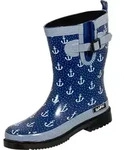 Damen Regenstiefel Marleen dk.blau/multi Gr. 36 - Blau - 36