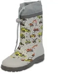 Beck Jungen Baustelle Gummistiefel, Grau, 21 EU - Grau - 21
