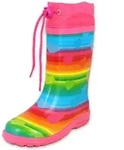 Beck M&auml;dchen Regenbogen Gummistiefel - 22