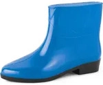 Ladeheid Damen Kurze Gummistiefel LAZT201801 (Blau, 37 EU) - Blau - 37