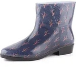 Ladeheid Damen Kurze Gummistiefel Stiefeletten bunt Regenschuhe wasserfest mit...
