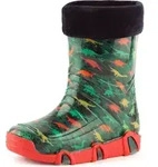 Ladeheid Kinder M&auml;dchen Jungen Gummistiefel gef&uuml;ttert Swk 205 (Dunkles T&uuml;rkis