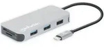 Manhattan 130615, Kabelgebunden, USB 3.2 Gen 1 (3.1 Gen 1) Type-C, 100 W, 10,100,1000