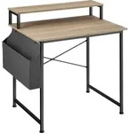 tectake&reg; Schreibtisch Everett 80 x 55 x 90 cm - Braun