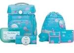 School-Mood Champion Maxx mit LED Patchy Schulranzen-Set 7-teilig Lilly t&uuml;rkis -