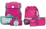 School-Mood Champion mit LED Patchy Schulranzen-Set 7-teilig Luisa purpur -