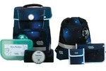 School-Mood Champion mit LED Patchy Schulranzen-Set 7-teilig Moritz dunkelblau -