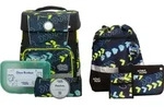 School-Mood Champion mit LED Patchy Schulranzen-Set 7-teilig Elias dunkelblau -